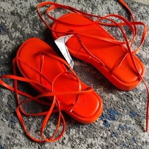 Women's Orange Sandals